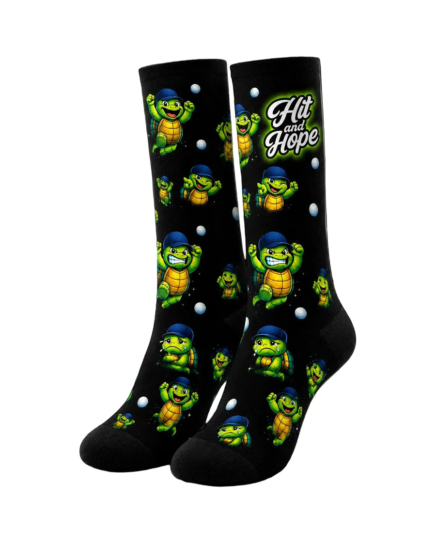 HIT AND HOPE Golfsocken – Turtles