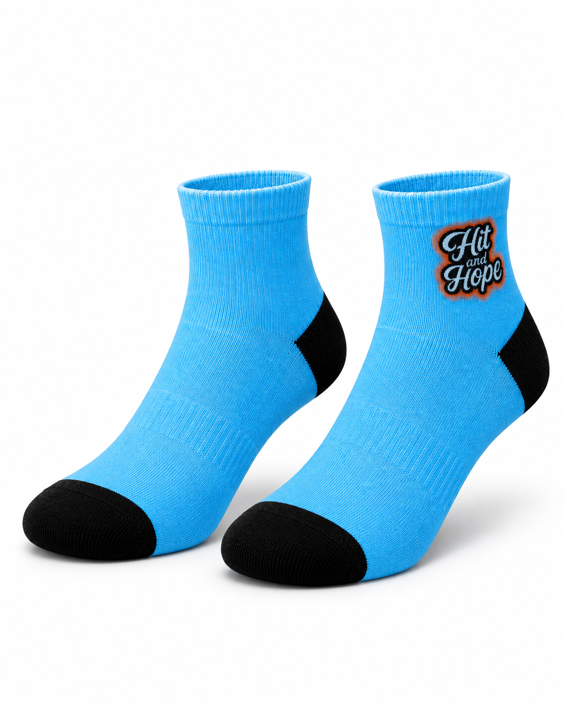 HIT AND HOPE Quarter-Socken – Basic Light Blue