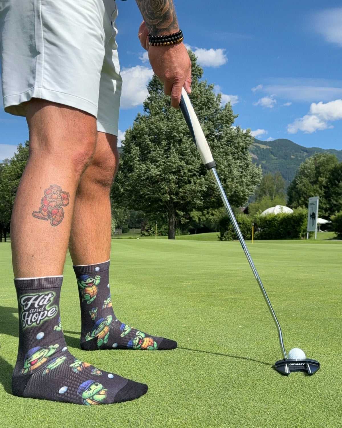 HIT AND HOPE Golfsocken – Turtles