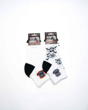 HIT AND HOPE Quarter-Socken – Skulls