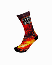 HIT AND HOPE Golfsocken – Galaxy Red Orange