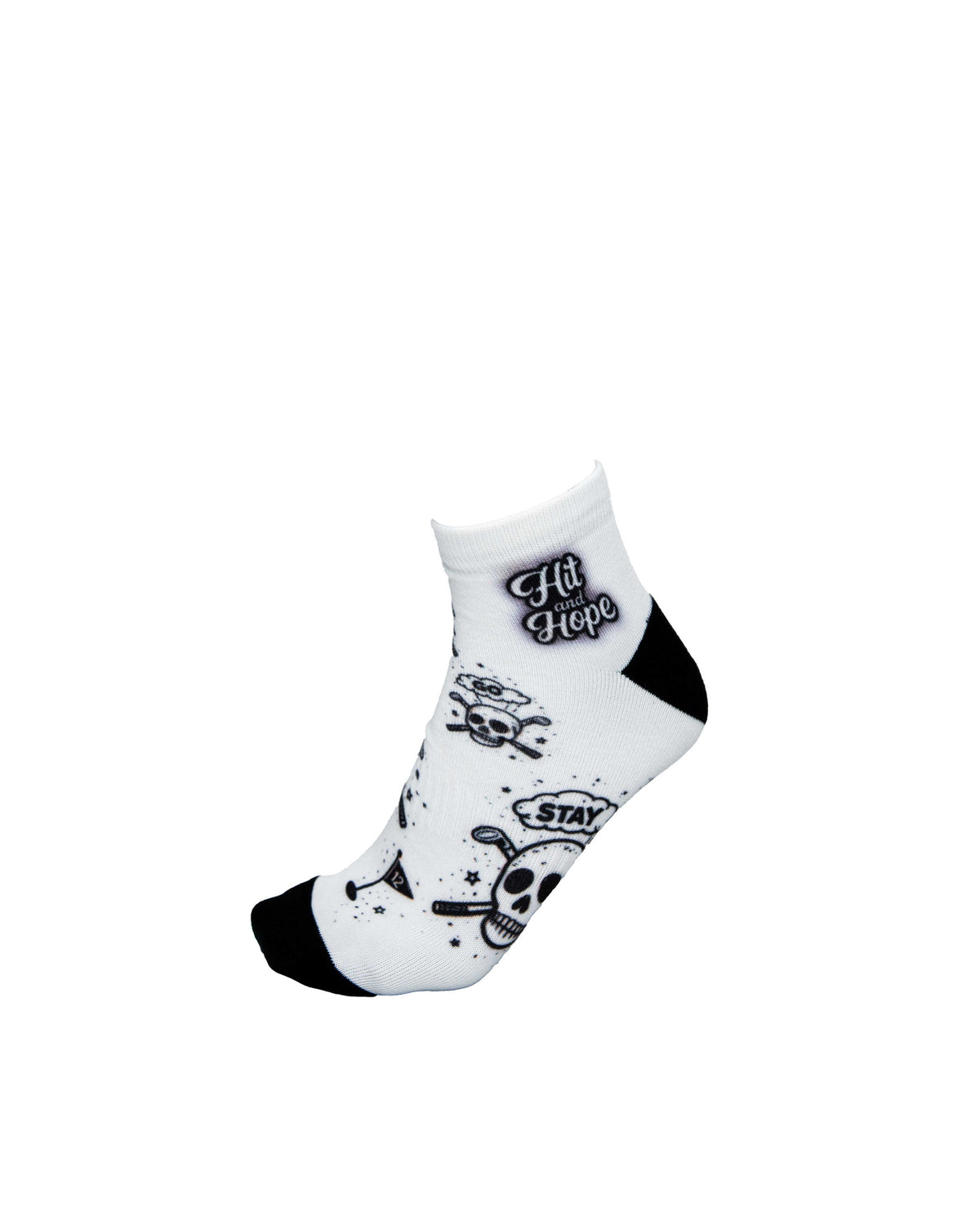 HIT AND HOPE Quarter-Socken – Skulls